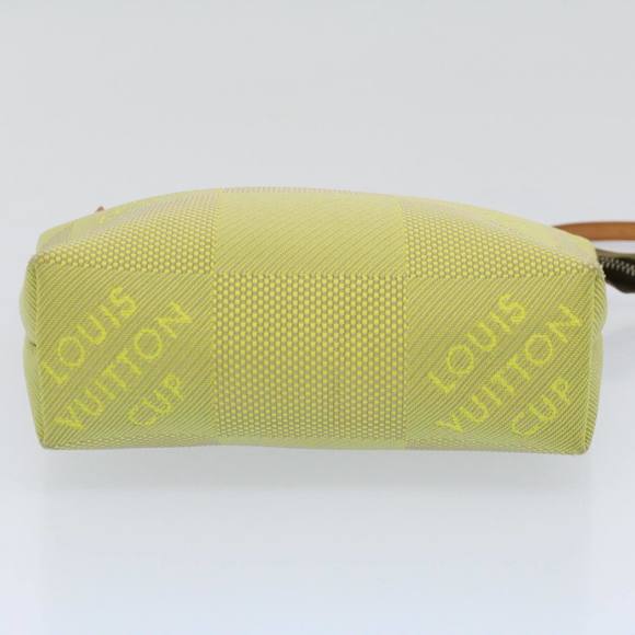 LOUIS VUITTON Damier Geant Attached Pouch Yellow LV Auth ar10593B - Picture 5 of 16